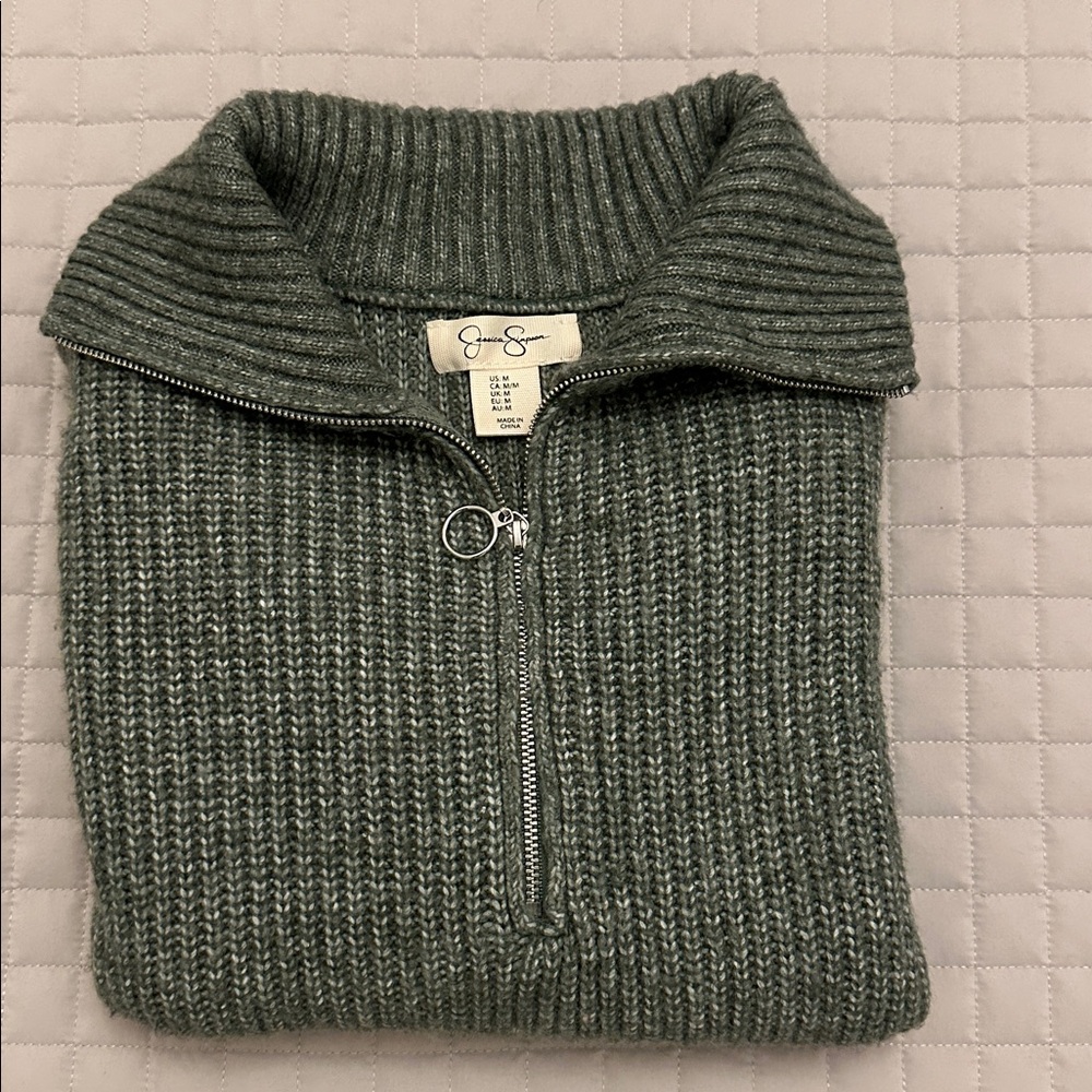 Jessica Simpson Olive Turtleneck Sweater